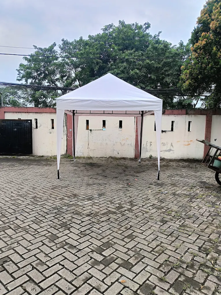 Sewa Tenda Lipat Matic Putih 3x3 — BEST TENDA
